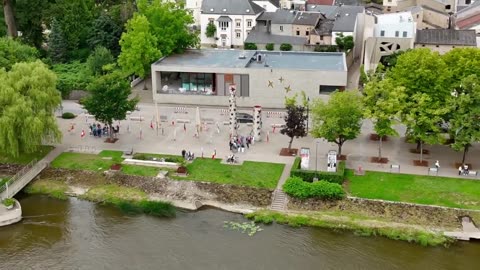 Het verdrag van Schengen dat getekend is op het Drielandenpunt in Luxemburg