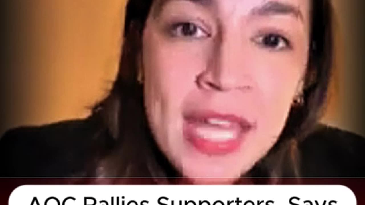 AOC Rallies Supporters, Says 'It's Not Over' 'As Long As We Don't Give Up'