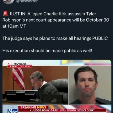 Tyler Robinson Hearing Update… | Alleged Charlie Kirk Assassin