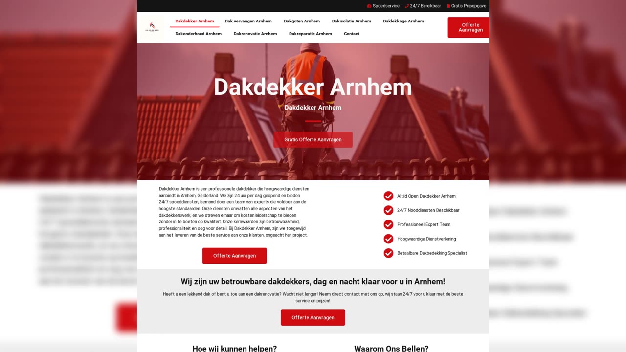 Dakdekker Arnhem: Uw Partner voor Betrouwbare en Duurzame Dakoplossingen!