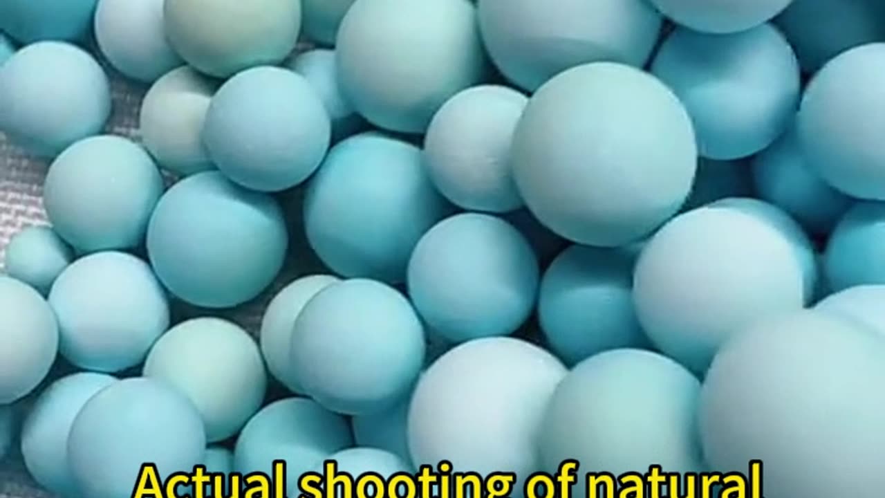 250120-4 Actual shooting of natural original turquoise beads of different sizes, without pits