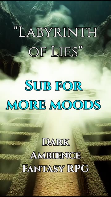 🌑 "Labyrinth of Lies" │ Dark Ambience │ Fantasy RPG