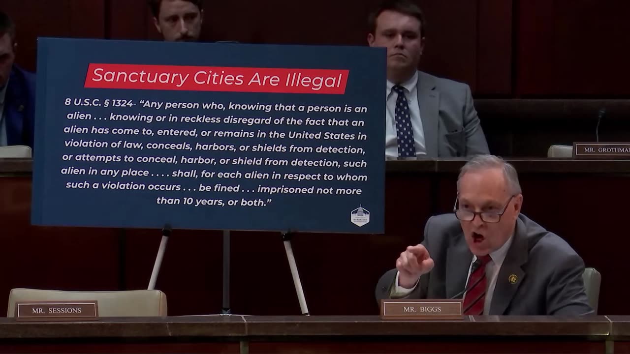 Rep. Biggs GRILLS Mayors of ILLEGAL Sanctuary Cities in House Oversight Committee Hearing