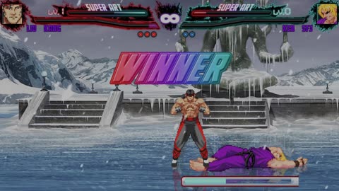 A Duel of Dragon Fury and Flashing Kicks: Liu Kang (MK) vs. Ken (Street Fighter) MUGEN Clash!