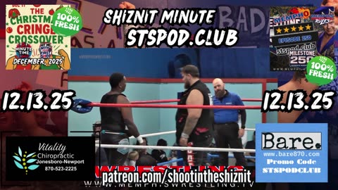 SHIZNIT MINUTE 12.13.25 - BT TALKS MEMPHIS WRESTLING & SNME!!