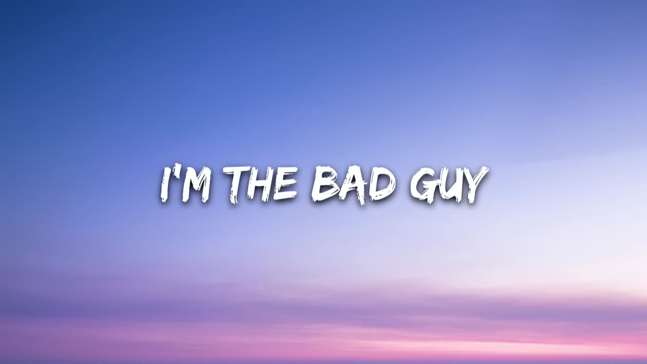Billie Eilish - bad guy (Lyrics)