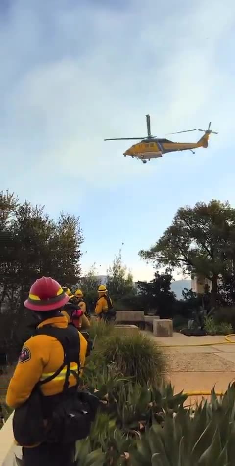 Palisades Fire raged towards Brentwood Saturday as LAFD tried to contain or slow it down.