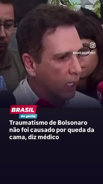Médico alerta: Bolsonaro foi espancado por um jagunço do Nazista de Moraes, o Nazista de Moraes tentou matar Bolsonaro.