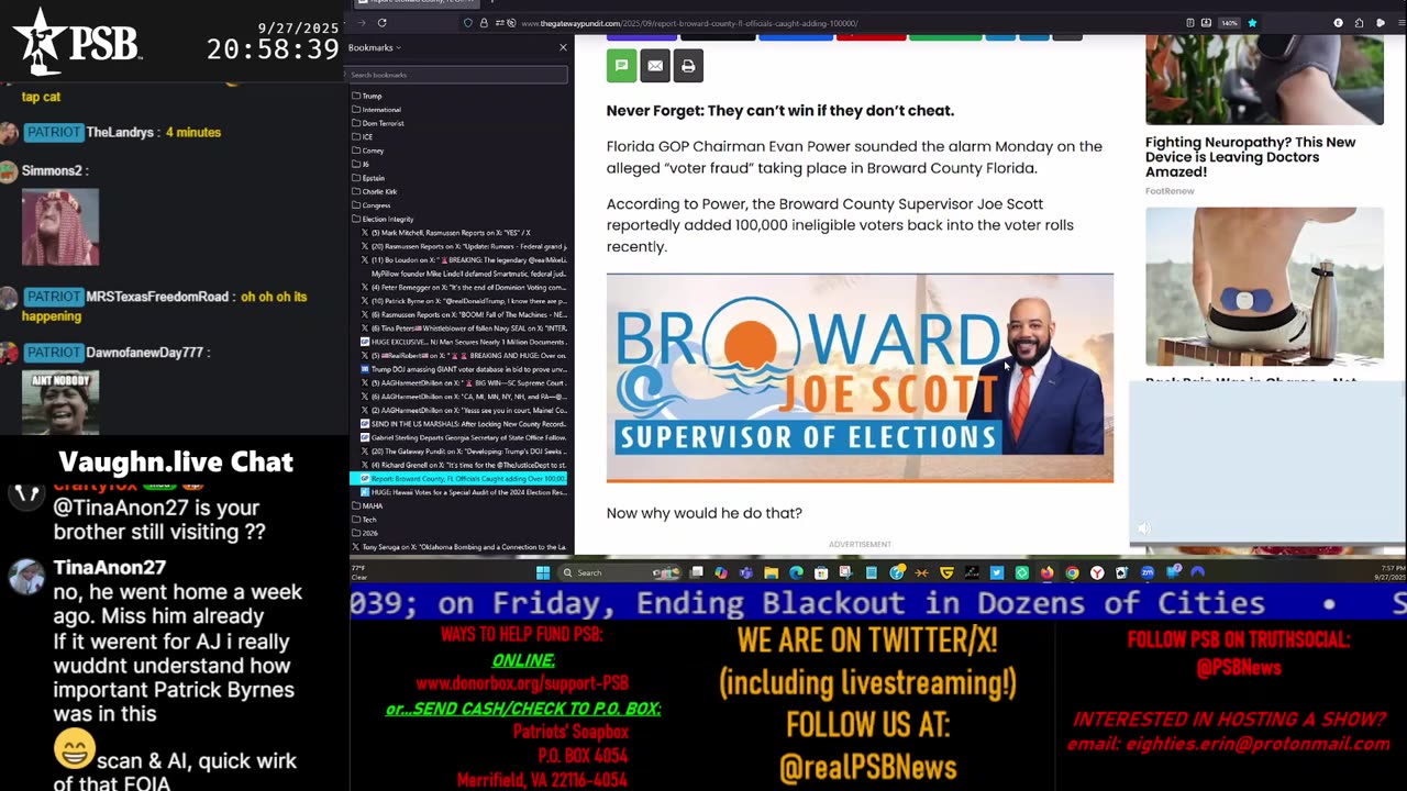 Patriots' Soapbox NEWS - LIVE 24/7!