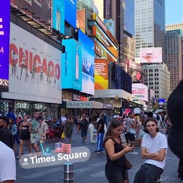 Times Square 42nd Street New York City Manhattan America USA