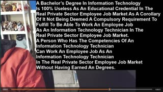 A Bachelor’s Degree In Information Technology Is 100% Useless As An Educational Credential