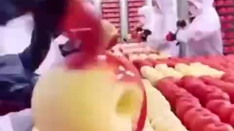 Painting Apples? ... but why wear hazmat suits?