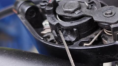 How to quickly replace a bicycle gear cable