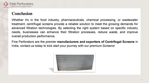 Centrifugal Screens: The Essential Filtration Technology for Diverse Industries
