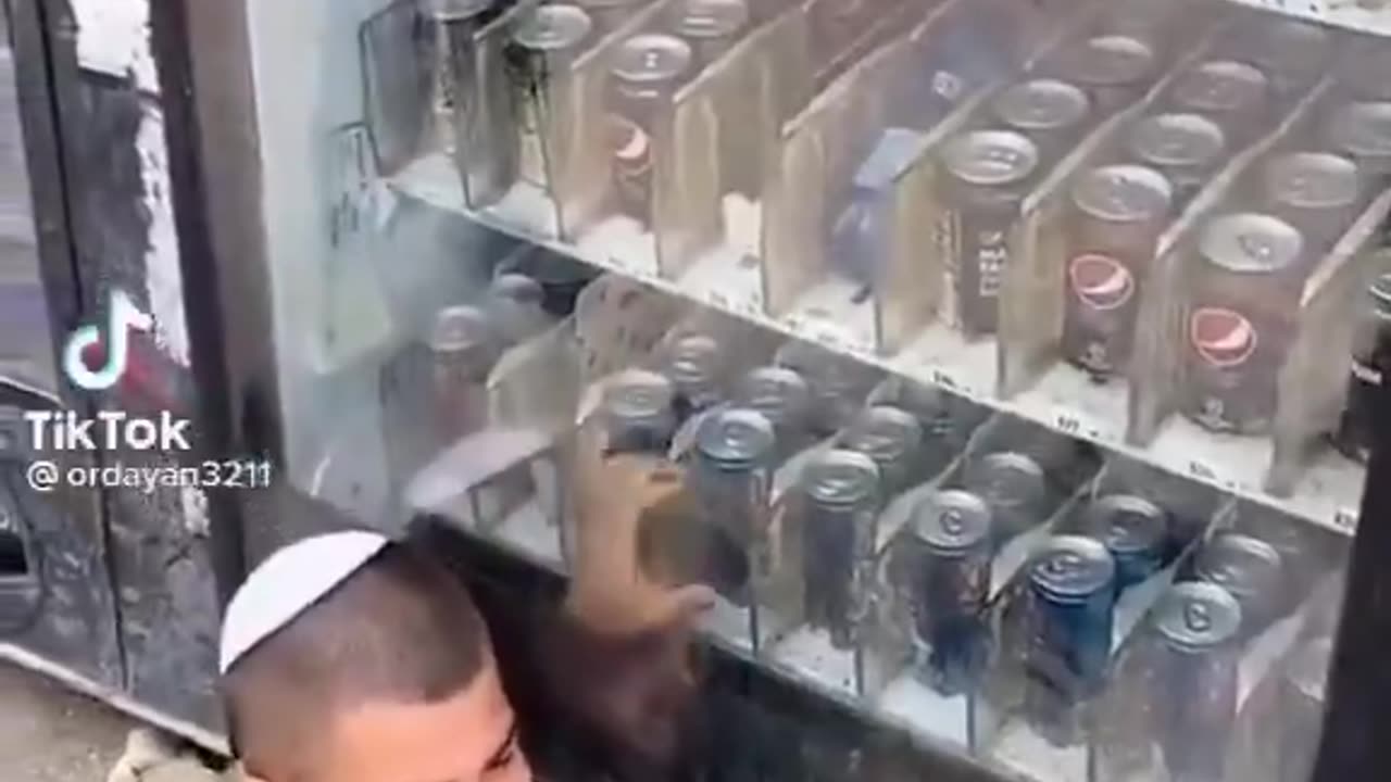 They Even Pillage West Bank Vending Machines