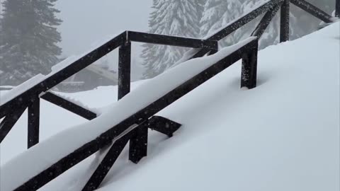 Heavy Snowfall Hits Kopaonik In Southern Serbia, 10/03/2025