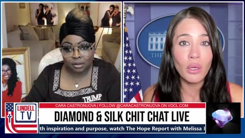 DIAMOND & SILK: LindellTV Cara Castronuova Joins the Show!