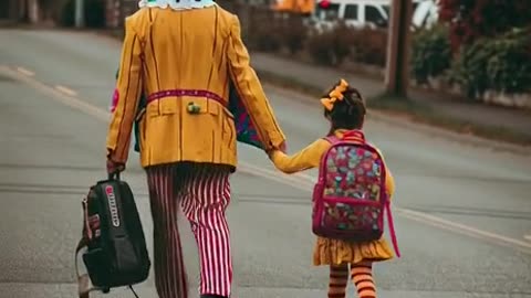 The next day, something strange happened.