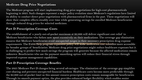 Part D Prescription Coverage in 2025: New Rules, Costs, and Benefits