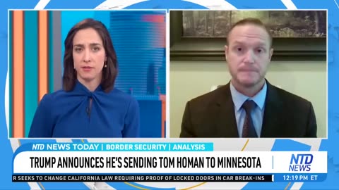 Border Czar Tom Homan is going to Minnesota