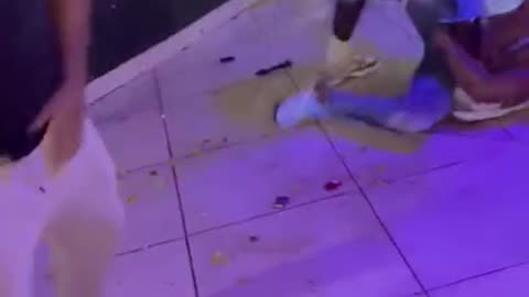 Drunk Phaggots fighting in nightclub