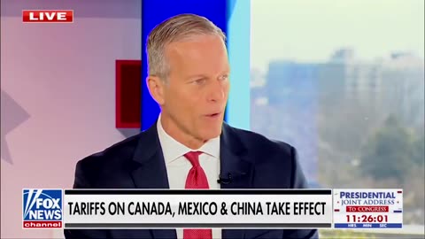 Senate Majority Leader Says Fentanyl Is the Crisis President Trump Is Addressing With Tariffs