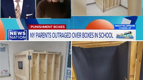 Investigation launched after a wooden box was found in the corner of a New York elementary