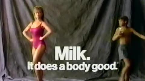 Milk "It Does A Body Good" TV Commercial from 1988