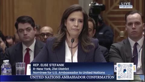 Elise Stefanik - Shuts Down a Democrat Dumbass Senator