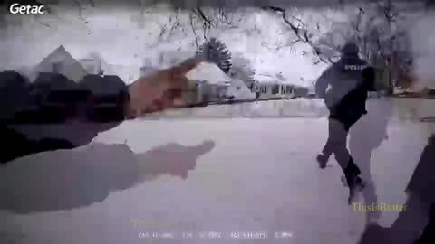 Fast Garfield Heights officer takes down 15-year-old shoplifting suspect in snow during foot chase