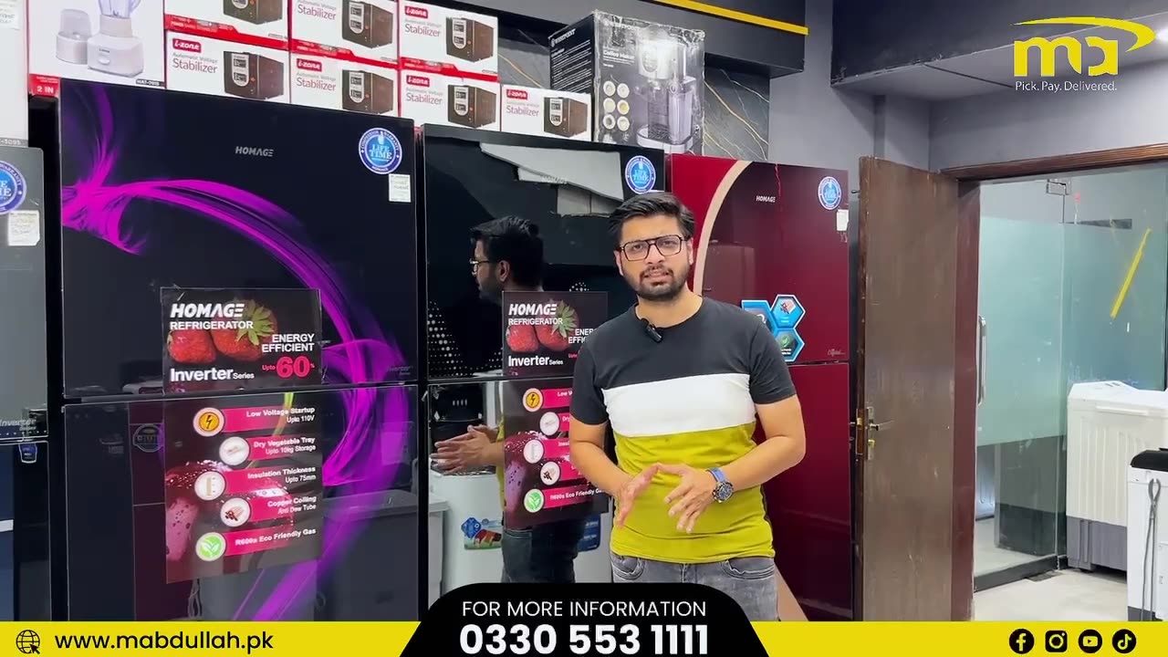 Homage Inverter Refrigerator | Energy Saving & Powerful Cooling