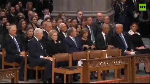 #Gore #Trump #Obama #Bush #Clinton #Pence Jimmy #Carter #FUNeral at Jimmy Carter's funeral.