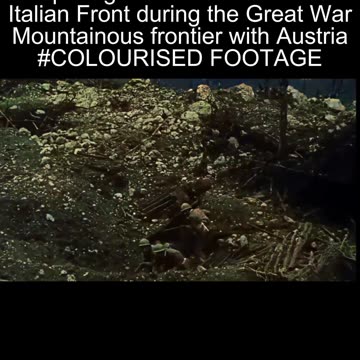 Italian Frontline Artillery Positions 1918