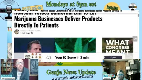 Ganja News Update Ep 141 - October 20th, 2025