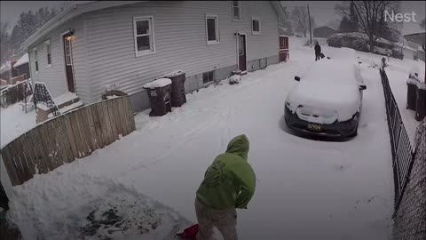 When You Jinx Yourself Shoveling a Snowy Driveway