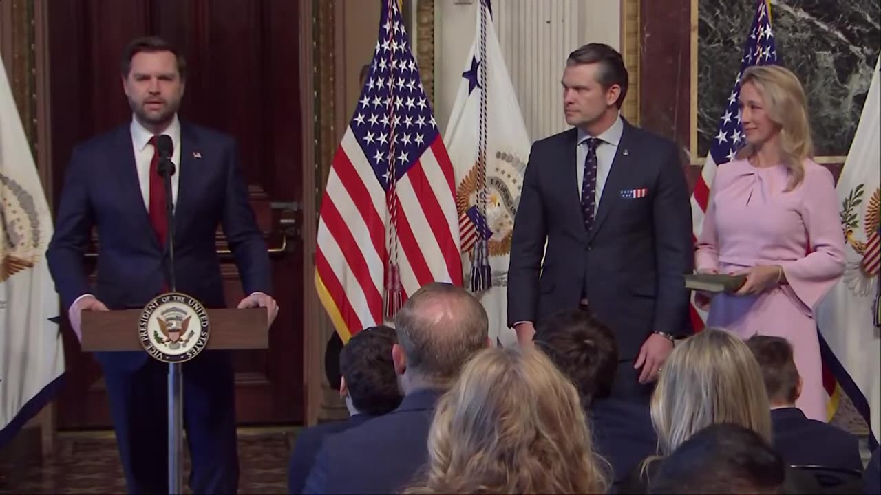 Pete Hegseth sworn in as Secretary of Defense