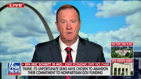 Sen Eric Schmitt on Democrats shutting down the government