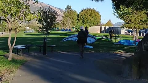 Kite surfing Columbia River Hood River Oregon