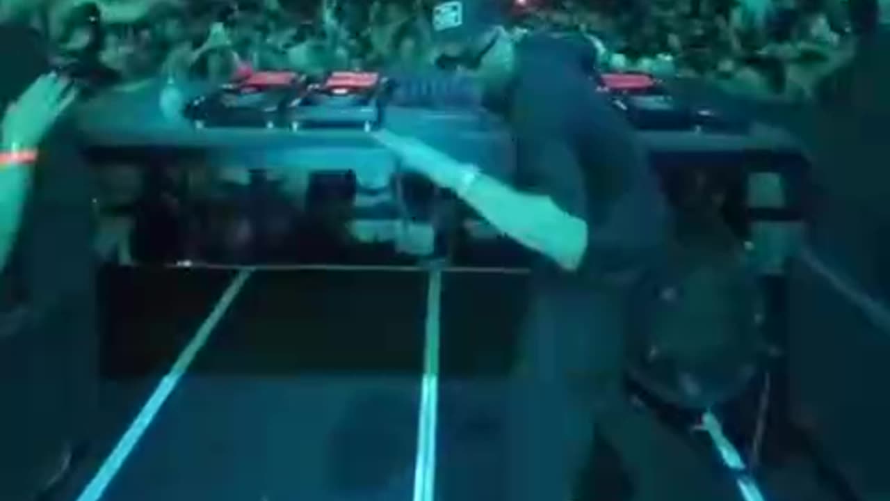 When a quadcopter flew into a club 😎