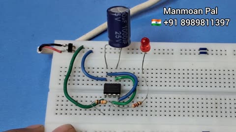 IC 555 Delay ON-OFF Timer | Dual 555 Timer Project | Automatic Relay Timer by Manmohan Pal