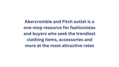 Abercrombie & Fitch outlet store