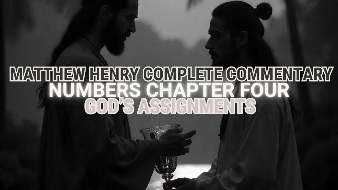Numbers Chapter 4 Matthew Henry Commentary
