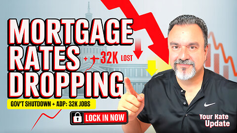 Mortgage Rates About to FALL HARD? Fed Rate Cuts Now MORE Likely