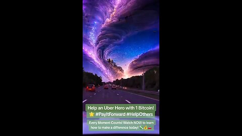 Help an Uber Driver Hero 🚗💙 | New start with 1 Bitcoin! 