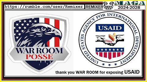 thank you WAR ROOM for exposing USAID