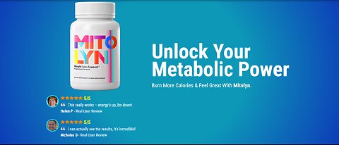 Unlock Your Metabolic Power Burn More Calories & Feel Great With Mitolyn.