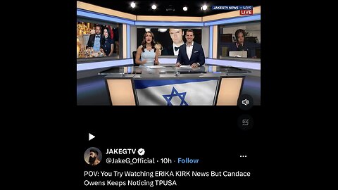 JakeTv~ Try Watching ERIKA KIRK News But Candace Owens Keeps Noticing TPUSA
