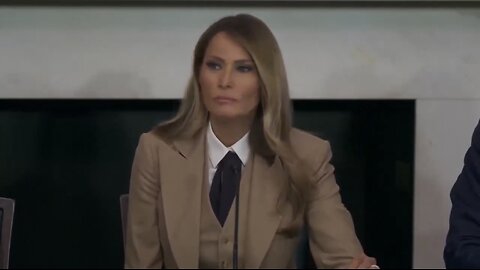 FIRST LADY MELANIA DELIVER REMARKS🤍🇺🇸🏅🪽AT A ROUNDTABLE💙🇺🇸🪽🏛️💫