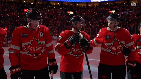 4 Nations Face-Off - 2025-02-12 - Canada vs Sweden - Game Ending & 3 Stars Presentation