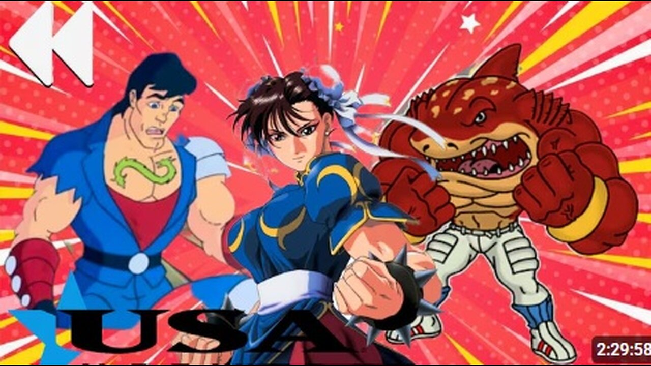 USA Action Extreme Team Ep 1. | Mortal Kombat | Street Fighter | Street Sharks | Double Drago